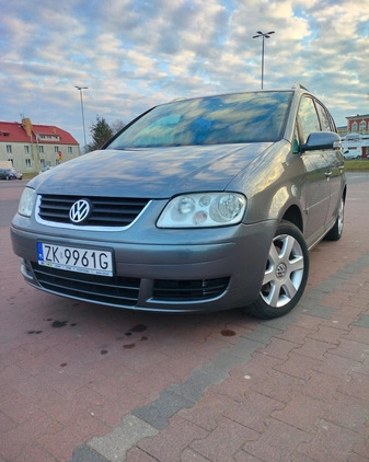 Volkswagen Touran cena 12000 przebieg: 283964, rok produkcji 2006 z Koszalin małe 121